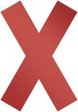 Durable 104903 zelfklevende letter/cijfer Rood Symbol