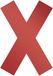 Durable 104903 zelfklevende letter/cijfer Rood Symbol
