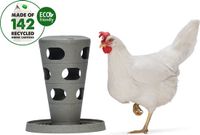 Beeztees Voertoren - Kippenvoerbak - 100% Gerecycled Plastic - 30x30x36 cm