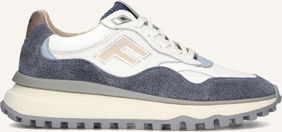 Floris van Bommel Sfm-10238 De Gripper Sneakers - Leer - Heren - Wit - Maat 45⅓