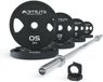Halterstangen Set - Lange halter Krachtstang - Thuis trainen - Compact Ontwerp - 1880 mm - Zwart