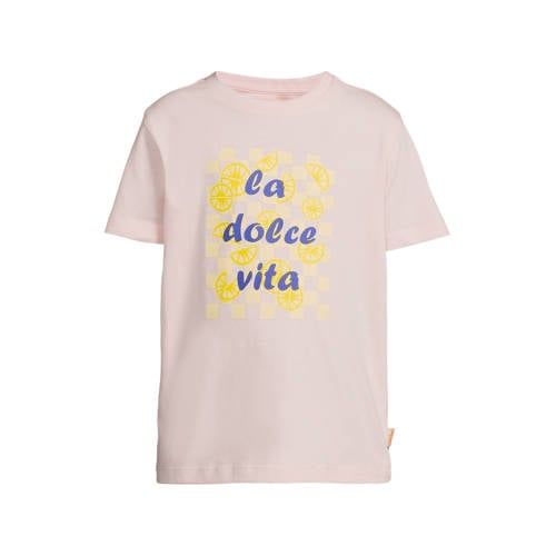Orange Stars T-shirt lichtroze