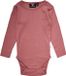 hummel Hmlrene Body L/S Lange Mouw Katoen Effen Ronde Hals Regular Fit Unisex Kinderen Maat 80 Dusty Rose