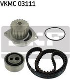 SKF Pompe à eau + kit de courroie de distribution VKMC 03111