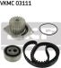 SKF Pompe à eau + kit de courroie de distribution VKMC 03111