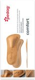 Pedag Comfort Voorvoetkussens/-zolen Unisex Volwassenen Maat 44 Kunststof Schokdemping