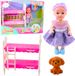 Lean toys Minipop in robe, lit superposé, set de chien