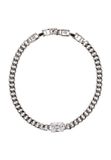 NAEMI Armband zilverkleurig 14 karaat goudkleurig kristal transparant 19.50 cm