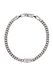 NAEMI Armband zilverkleurig 14 karaat goudkleurig kristal transparant 19.50 cm