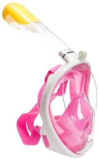 Snorkelmasker Pink S/M - Full Face duikbril masker met snorkel (small/medium)