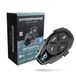 INTERPHONE Sport HD - Enkele intercom voor motorhelm met hoofdtelefoon HD Hifi 40 mm 4 motorrijders, afstand 1 km, autonomie 20 uur, stand-by 1.000 uur, TFT, GPS, waterdicht, universeel model 2024