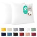 Dreamzie katoenen kussensloop 65x65 cm wit (set van 2), OEKO-TEX