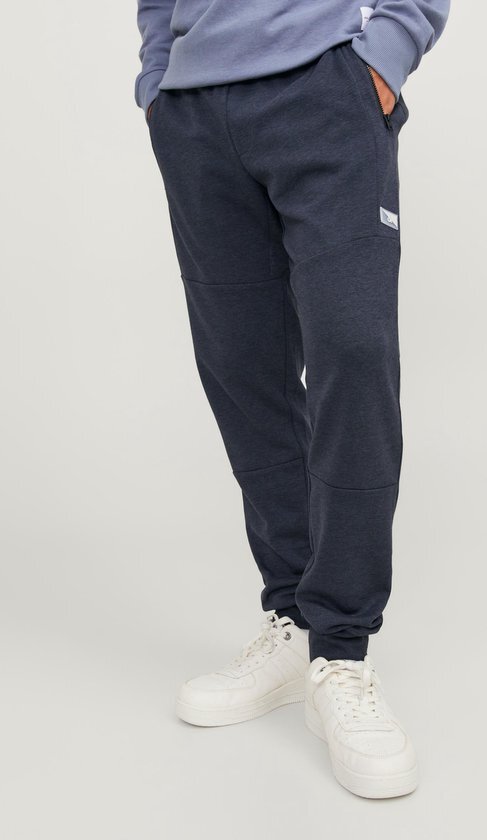 JACK &amp; JONES Will Air Sweat Pants regular fit - heren joggingbroek - donkerblauw melange - Maat: M