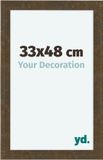yd. Cadre photo 33x48 cm Or Antique MDF