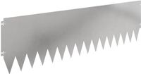 vidaXL Gazonrand 10 st 103 x 30 cm Roestvrij staal