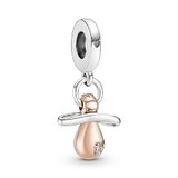PANDORA Charm "Schnuller Kind" Silber rosévergoldet 781490C01