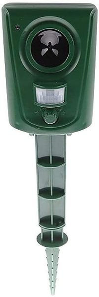 isotronic Ultraschall-Tiervertreiber - Ultraschall-Hund-/Katzen-/Mardervertreiber 16 - 60 kHz - Grün