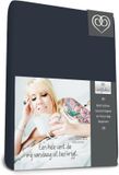 Bed-Fashion jersey hoeslaken Marine - 100 x 200 cm - Marine