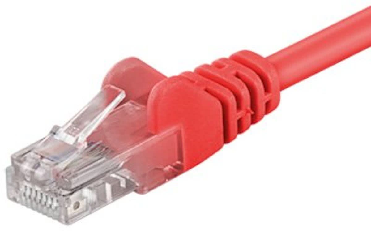 Wentronic CAT6 Netwerkkabel - RJ45 - Rood - 15 m