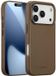 Accezz Leather Backcover voor iPhone 17 Pro - Coffee Brown