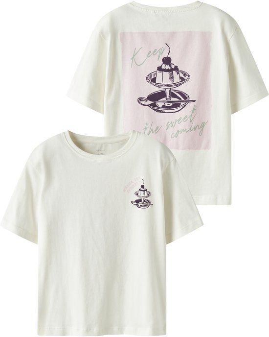 Name it T-shirt Biologisch katoen Gardenia