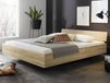IXANA Lit 120x200 cm chêne sonoma avec tête de lit