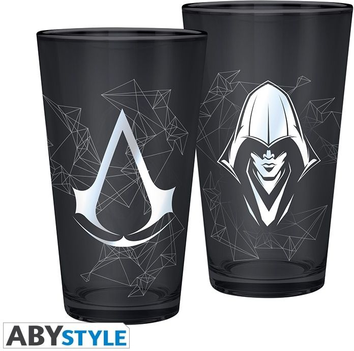 Abystyle Assassin's Creed Large Glass - Assassin - Multi Color - Glass