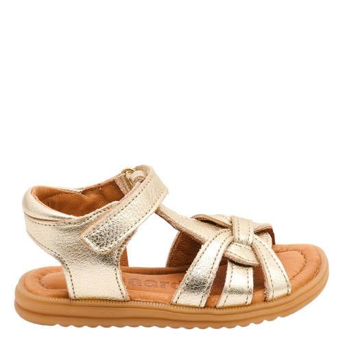 Bisgaard leren sandalen goud