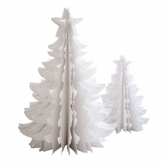 LOBERON Sierboom set van 2 Amuré wit