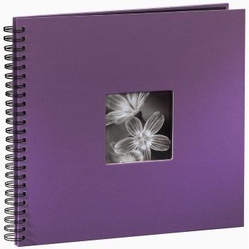 Hama "Fine Art" Spiral Album - purple - 34x32cm / 50 pages