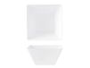 H&H Pengo 8716621 Quadra Melamine Serving Bowl, 21 cm, White