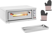 Royal Catering pizzaoven - 1 kamer - 3200 W - Timer -