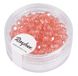 Rayher Hobby Rayher 14200258 glas geslepen parel, 4 mm Ø, rosé opak, doos 100 stuks