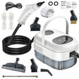 OEM Stoomreiniger voor handgebruik, 2500 W, 1 liter tank, 5 borstels, opwarmtijd van 15 seconden