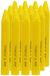 Plastidecor 816 waxstiften, 12 stuks, geel