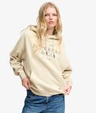 Superdry Luxe Casual Hoodie Beige Taille 38