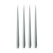 ester & erik Lot de 4 bougies laquées béton, 32 cm