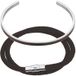 Marc Lauder Bracelet cuir véritable/acier inoxydable