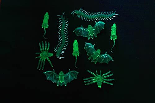 Folat - Insecten Glow in the Dark - 10 stuks - Groen