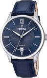 Festina - F20426/2 - Polshorloge - Heren - Quartz - Blauw - Stalen band