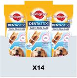 Pedigree Dentastix Hondensnacks Maxi Single 4-pack - 14 x 154 gr - Kip
