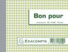 Exacompta 10x Doorschrijfpapier Bon voor 10,5x13,5cm 50 zelfkopiërend papier dupli