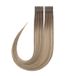 Rapunzel of Sweden Extensions adhésives Premium Lisses / Classiques Bande 4 cm / 8 pièces Brun Blond cendré Balayage B5.1/7.3 40 cm Extensions de cheveux