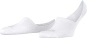 FALKE Step High Cut onzichtbaar effen katoen footies heren wit - maat 47-50