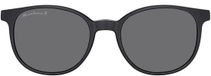 Montana Eyewear MRC2 leesbril met clip-on zonnebril +3.00 - Rond montuur - Zwart