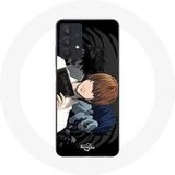 Maniacase Hoesje voor Samsung Galaxy A32 5G Licht Yagami Death Note Poster