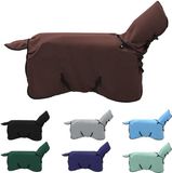 vidaXL Paardendeken - Volledig - Donkerbruin - 85 cm - Polyester - Fleece