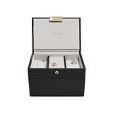 Stackers Black Mini Jewellery Box - Set of 2