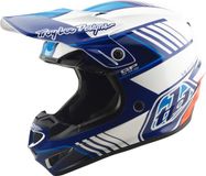 Troy Lee Designs GP Pro MIPS Segment Motocrosshelm Blauw/wit