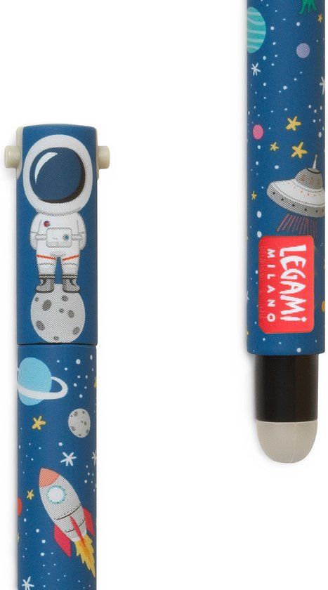 Legami Uitwisbare Pen - Astronaut - Zwart